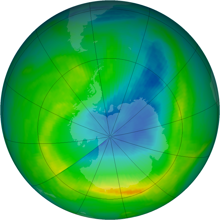 Ozone Map 1984-11-06
